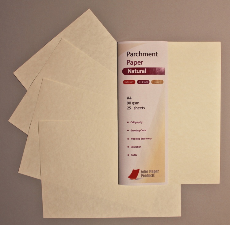 Parchment Paper 90gsm Natural Bulk Buy - SOHOPAPER.co.uk